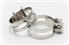 Enots Hose clips brass or nickel
